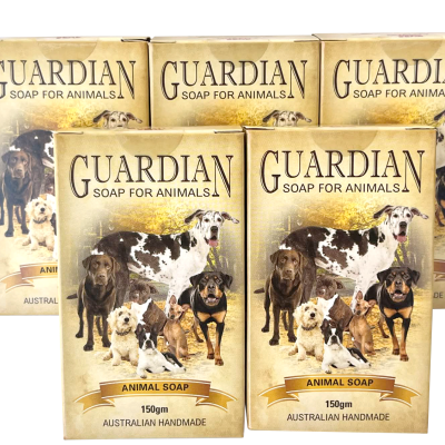 5 Bar Pack Guardian Animal Dog Soap